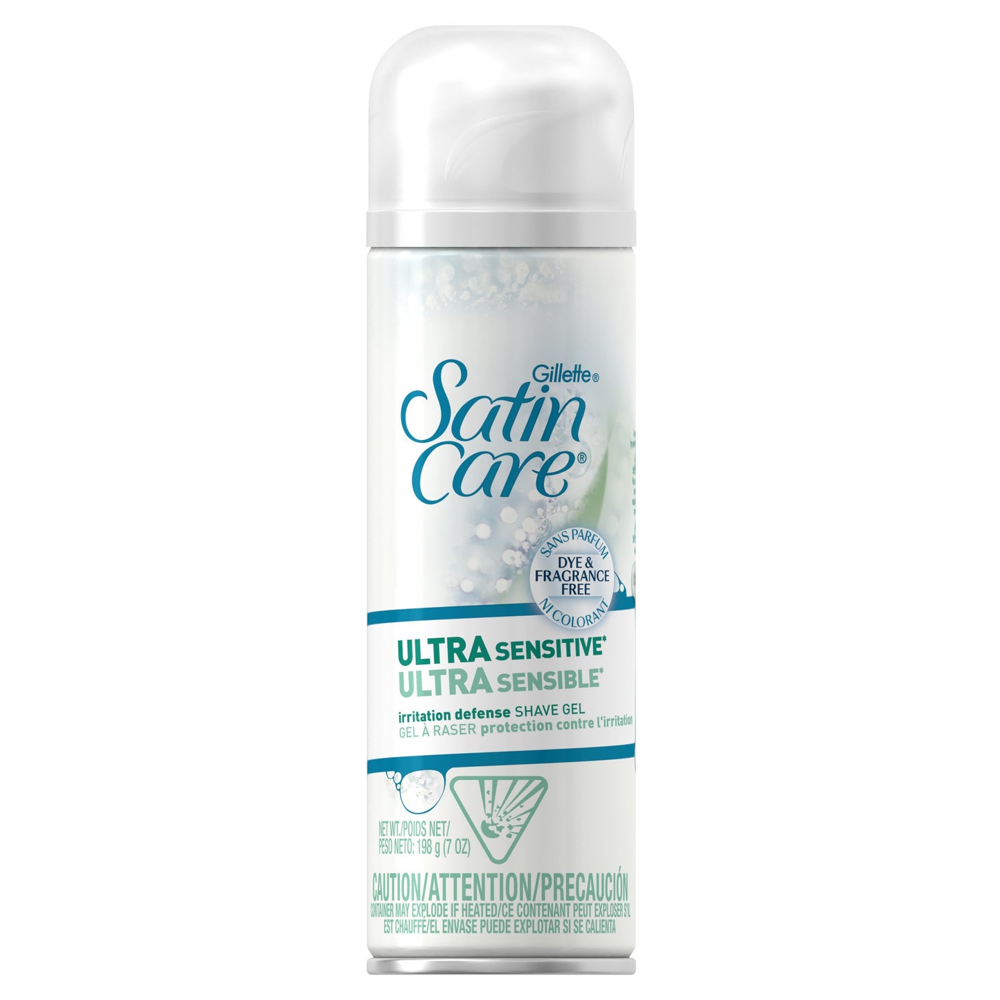 Gillette Satin Care Ultra Sensitive Women's Shave Gel - 7 oz