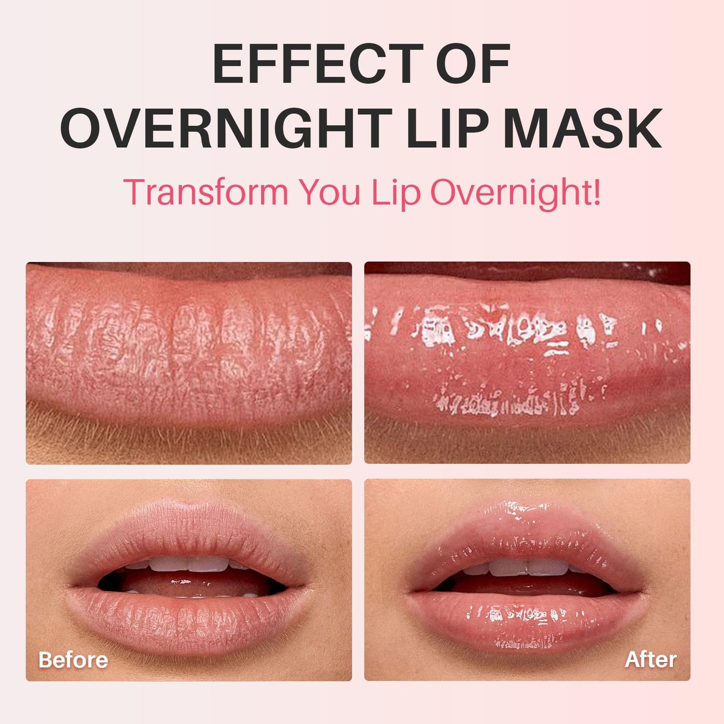 SPODARE Lemon Lip Mask, Hydrating Overnight Lip Sleeping Mask, Lip Moisturizer for Dry Cracked Lips Care, Dual-Color Lips Balm for Nourishing and Softening Lips, Minimizes Fine Lines - 12g