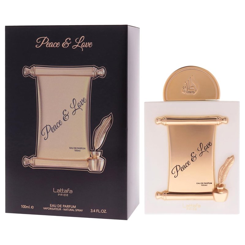 Lattafa Pride Peace & Love Unisex Eau de Parfum Spray - 3.4 oz | Long-Lasting Fragrance