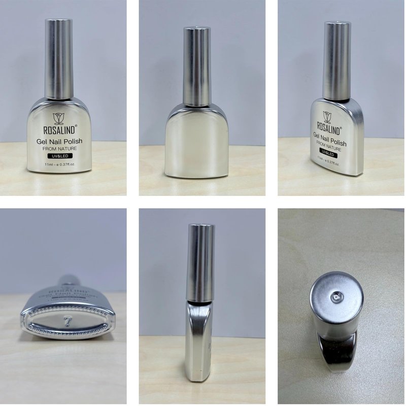 ROSALIND 11ml Gel Top Coat, No Wipe Top Coat Gel Nail Polish Long-Lasting High Glossy Shiny Clear Finish,Need U V/LED Lamp for Home DIY Gift