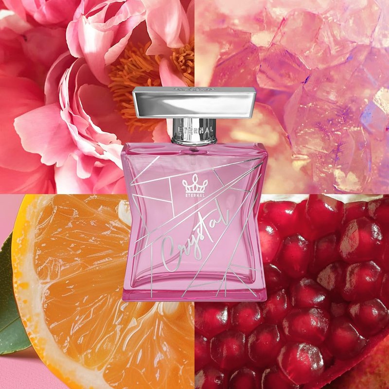 Eternal Fragrance - Bright Crystal Inspired Eau de Parfum - 3.4 oz | Long-Lasting Vegan Perfume for Women