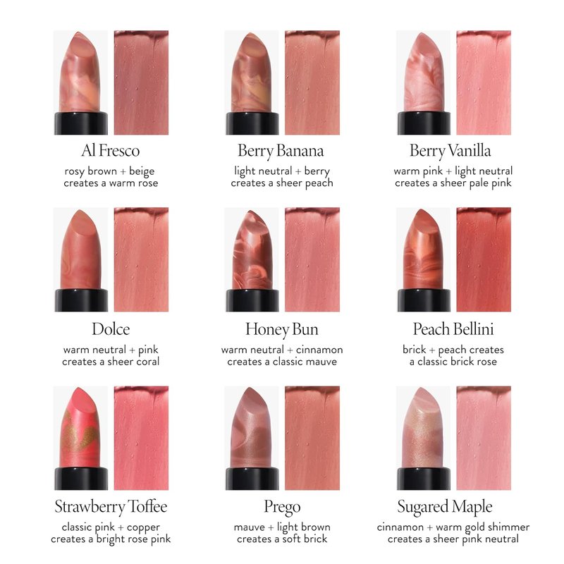 Italian Marble Sheer Lipstick - Berry Banana | Hydrating & Lightweight Formula with Vitamin E
