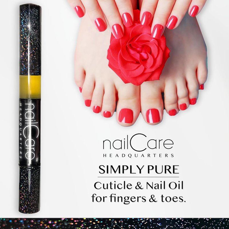 Bliss Kiss Cuticle Oil Pen - Nail Strengthener & Growth Serum with Jojoba Oil | Natural Fragrance