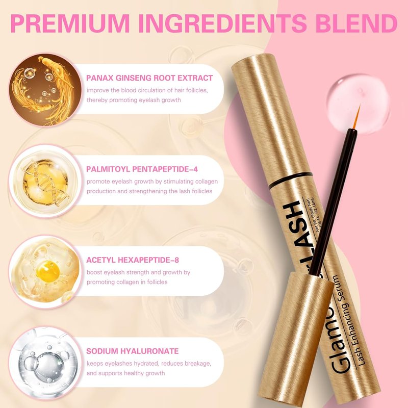 Skiennix Lash Serum | Eyelash Growth Enhancer for Fuller, Longer, Stronger Lashes - 4ml