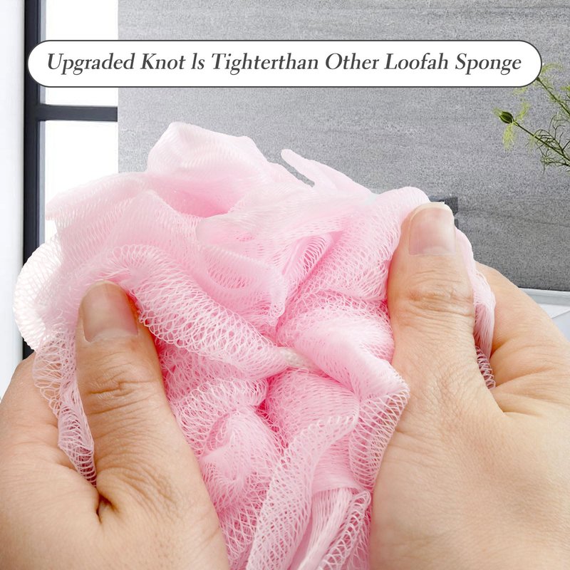 CINDALOG 2 Pack Body Brush, Long Handle Shower Back Scrubber, Mesh Sponge for Skin Exfoliating Bath,Massage Bristles Suitable for Wet or Dry,Men and Women