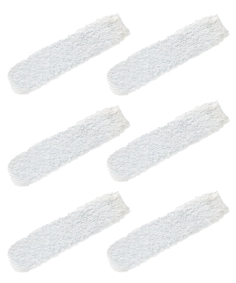 Long Reach Toe & Foot Towel Brush - 17" Tool with 3 Towel Covers and 6 Pc. Set of Towel Covers Replacement