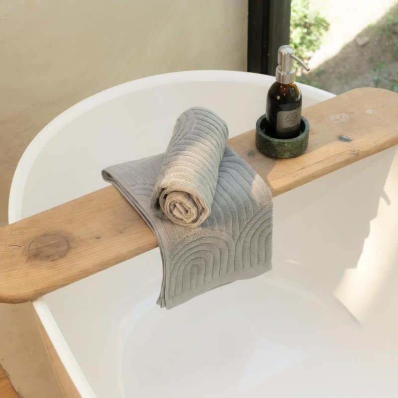 KIBAGA Decorative Hand Towels for Your Bathroom Or Kitchen – Luxurious Set of 2 Soft Boho Cotton Towels are Absorbent, Lightweight & Dry Quickly - Perfect to Elevate Any Bath Decoration at Home