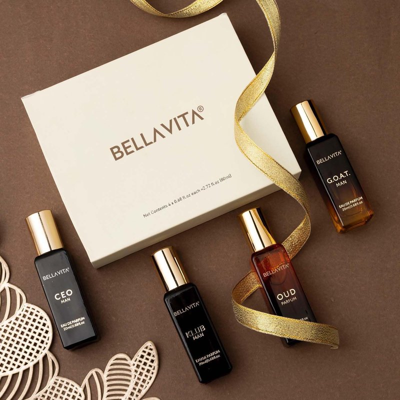 **Luxury Men's Gift Set - G.O.A.T. Man Perfume with Bergamot, Lavender & Patchouli | Long-Lasting Cologne**