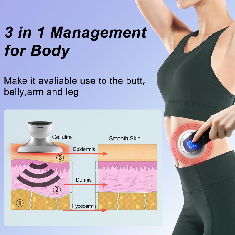 CXGRISE Body Shaping Machine Belly Arm Cellulite Stretch Mark Massager Tightening Device for Leg Ideal Gift for Mom…