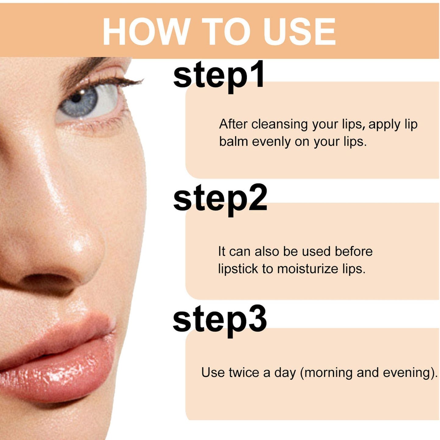 ARCHIDATE 2Pcs Turmeric Lip Balm for Dark Lips, Natural Turmeric Moisturizing Lip Balm for Smokers, Long-Lasting Moisturize Nourishes Softens Dry Chapped Dull Lips, Leaves Lips Looking Soft and Supple