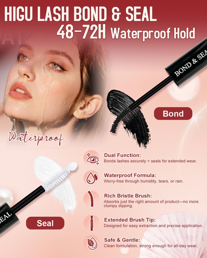 Lash Clusters Kit - 144pcs C Curl Natural Eyelash Extensions | DIY Wispy 8-16mm with Bond & Seal Tweezer
