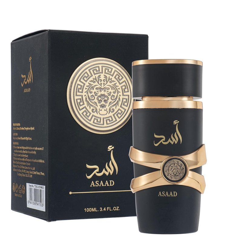 ASAAD Eau de Parfum for Unisex - 3.4 Fl Oz (100ml) - Long-Lasting Warm Spicy & Woody Fragrance with Tobacco, Coffee, Vanilla & Amber - Perfect Gift Option