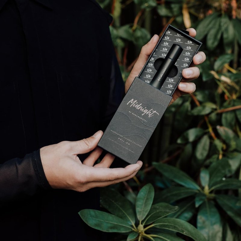 RawChemistry Midnight Cologne - Pheromone Infused Roll-On for All-Day Attraction