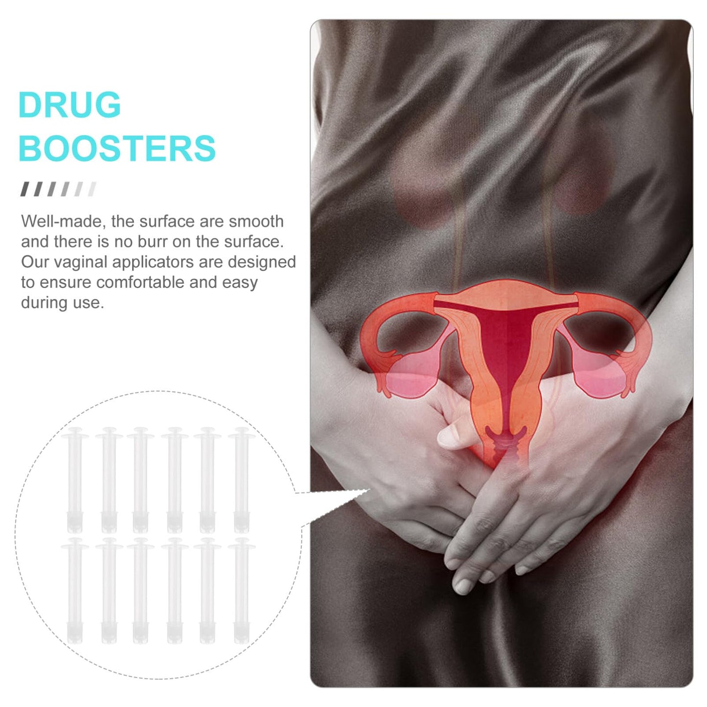 Suppositories 20pcs Lube Launchers Injector Hemorrhoid Applicators Hemorrhoid Cream Ointment Syringe for Women Yoni Pearls