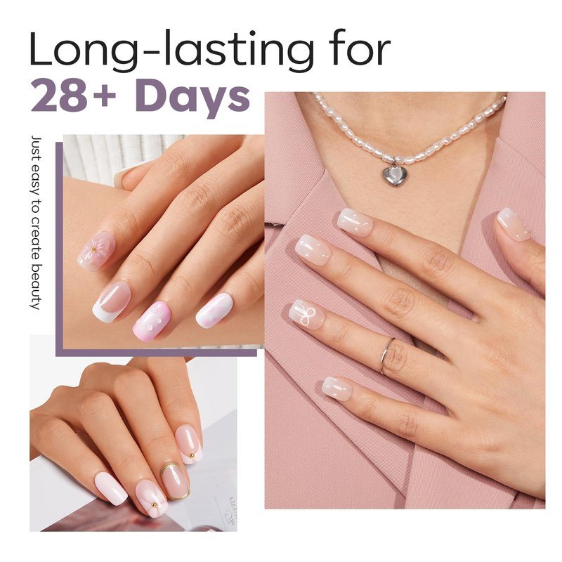 Modelones Extra Short Square Fake Nail Tips - 510Pcs Full Matte Gel Kit for DIY Salon | 15 Sizes Available