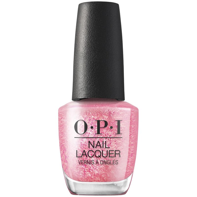 OPI Nail Lacquer Pixel Dust | Opaque Light Pink Shimmer Chip Resistant Nail Polish | Xbox Collection