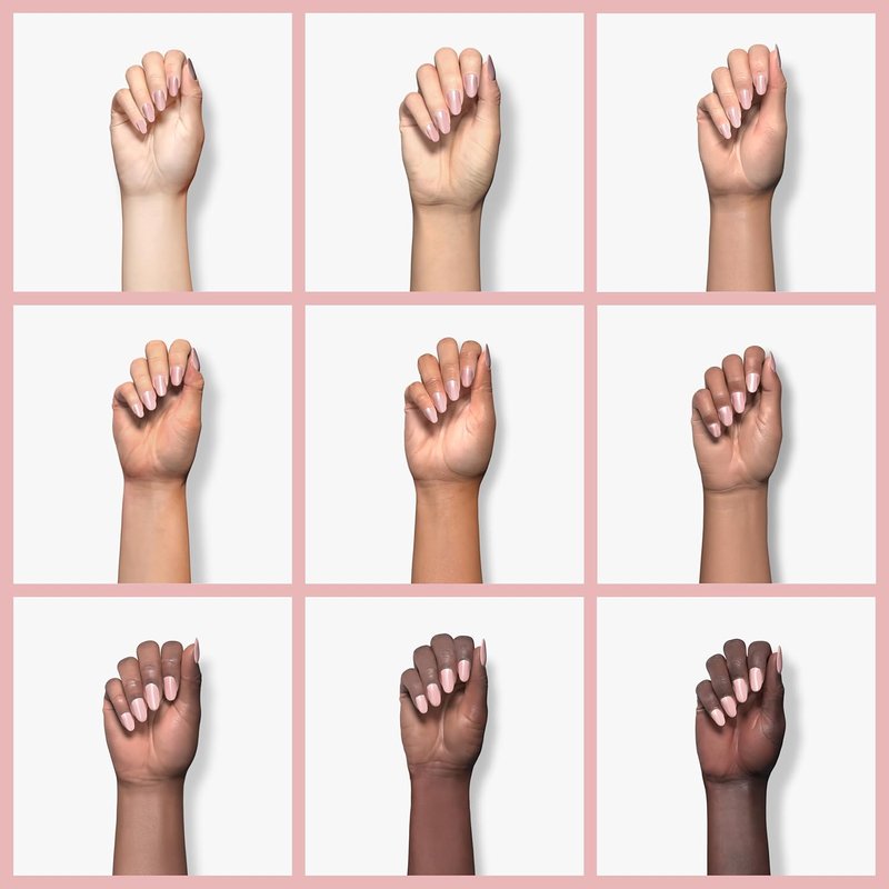 Beetles Pink Gel Polish - Dusty Mauve Nude Pink Nail Polish | Long-Lasting 15ML for DIY Summer Manicure