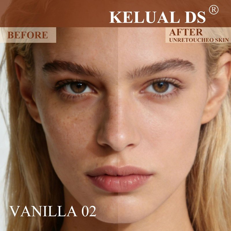 KELUAL DS Tinted Moisturizer,Anti-Aging Tinted Face Moisturizer SPF 46 | Broad Spectrum SPF Protection, Hydrating Dewy Universal Tinted Moisturizer, 1.7oz/50ml