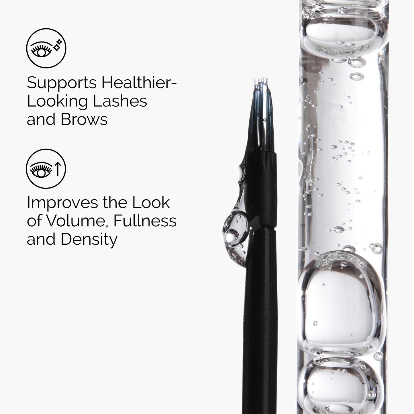 The Ordinary Multi-Peptide Lash and Brow Serum, Peptide-Powered Formula for Thicker, Fuller Looking Lashes & Brows, 0.16 Fl Oz