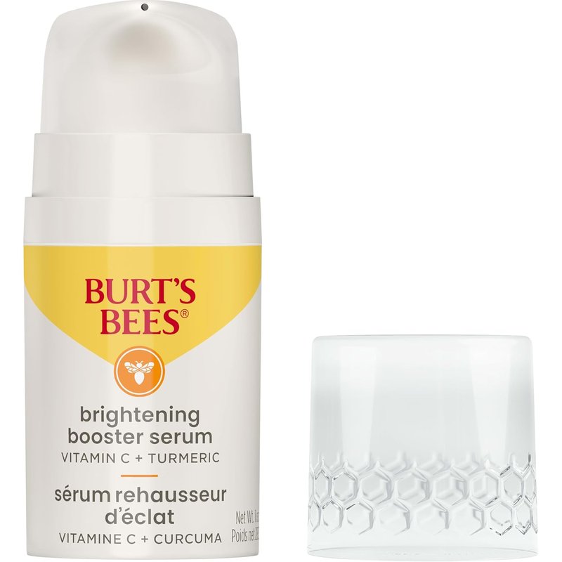 Burt's Bees Vitamin C Turmeric Facial Serum - Brightening & Hydrating for Dark Spots, Fine Lines | 1 oz