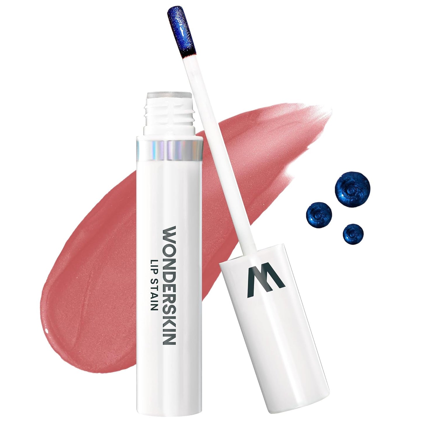 Wonderskin Wonder Blading Lip Stain Masque - Long-Lasting, Waterproof Nude Tint | Matte Finish, Peel Off
