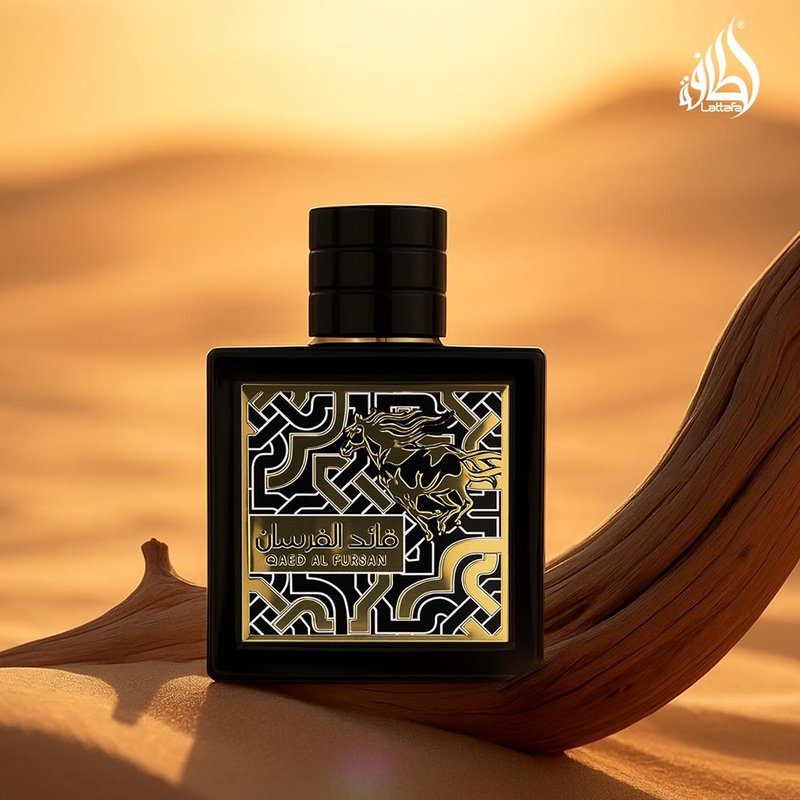 Lattafa Qaed Al Fursan Eau de Parfum Spray - 3.04 Ounce | Captivating Fragrance for Men