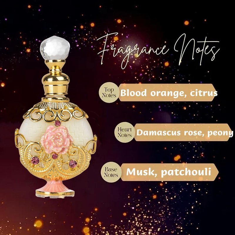 Halal Dubai | Retro Concentrated Perfume Oil for Women - Long-Lasting Vintage Fragrance Gift - 0.5 Oz