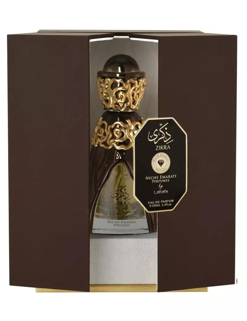 Lattafa Niche Emarati Zikra Eau de Parfum Spray - Unisex Fragrance, 3.4 oz / 100 ml