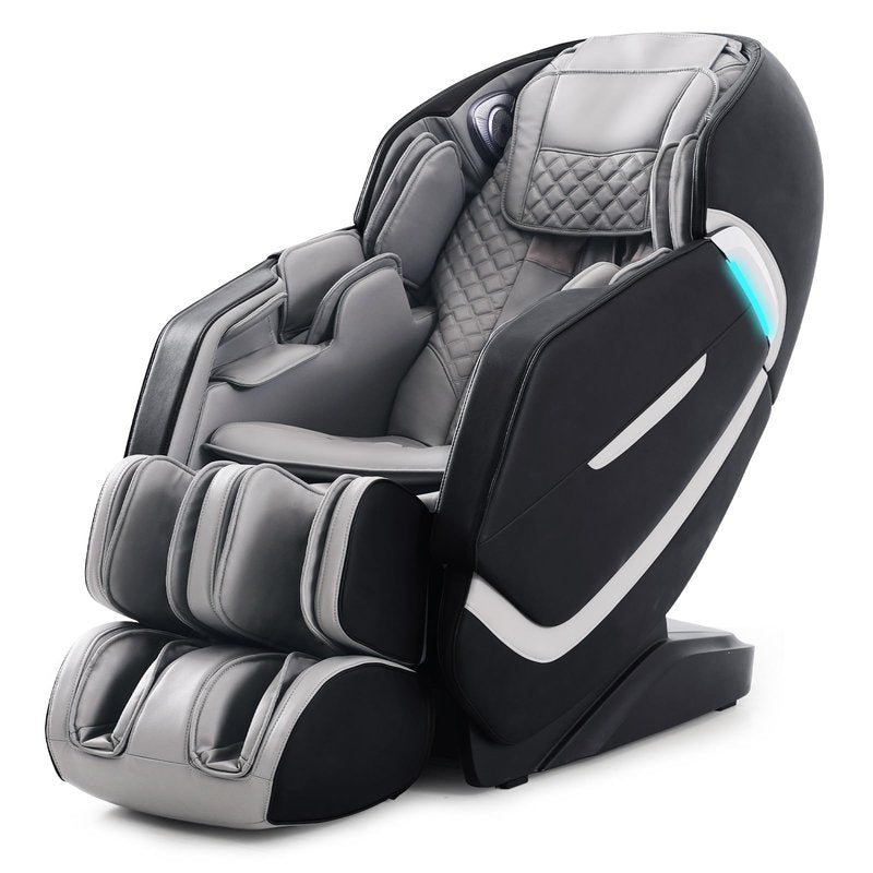RESTREAL 4D Massage Chair Full Body, Zero Gravity SL-Track Shiatsu Electric Massage Chair Recliner, Airbag Massage, Deep Yoga Stretch with Heat Body Scan Bluetooth Foot Roller, Extendable Footrest