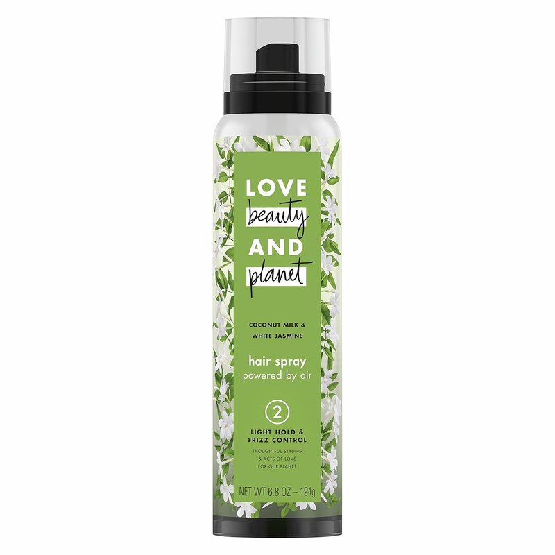Love Beauty and Planet Frizz Control Hair Spray Coconut Milk and White Jasmine 6.8 oz