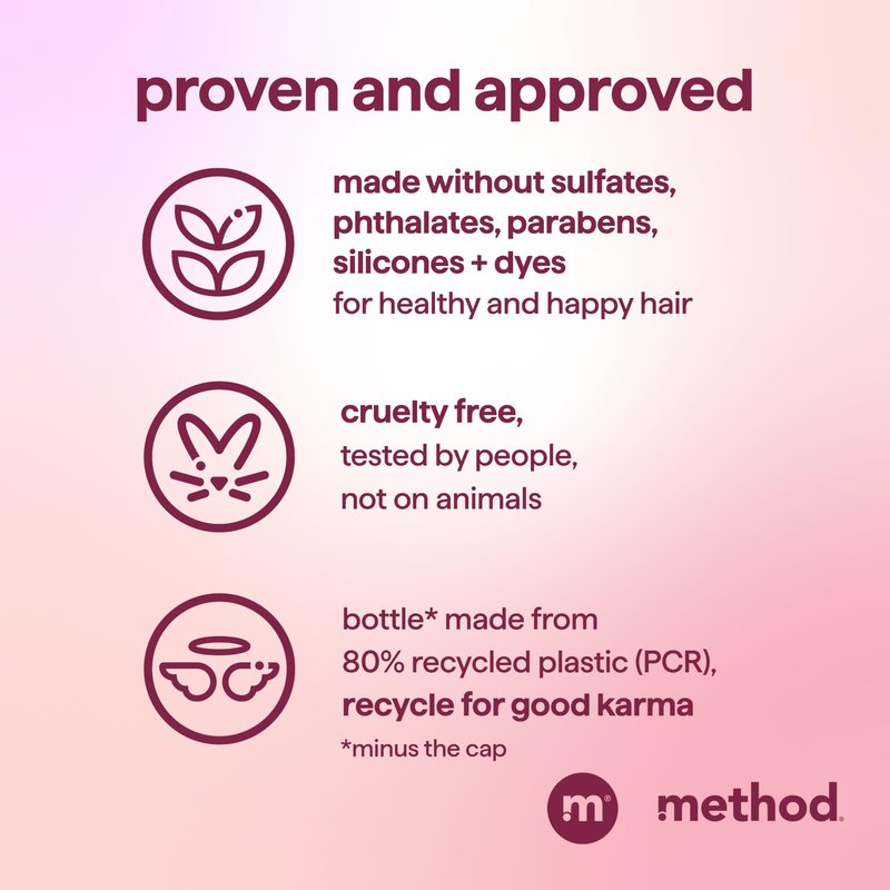 Method Volumizing Conditioner, Pure Peace – for Thicker, Fuller Looking Hair and Safe for Color-Treated Hair – Sulfate-Free, Paraben-Free and Cruelty-Free – 13.5 oz