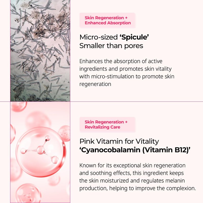Dr. Melaxin Cyano Pink Spicule Cream - Dark Circle & Fine Line Treatment with Calcium & Vitamin B12 | 1.69 fl. oz.