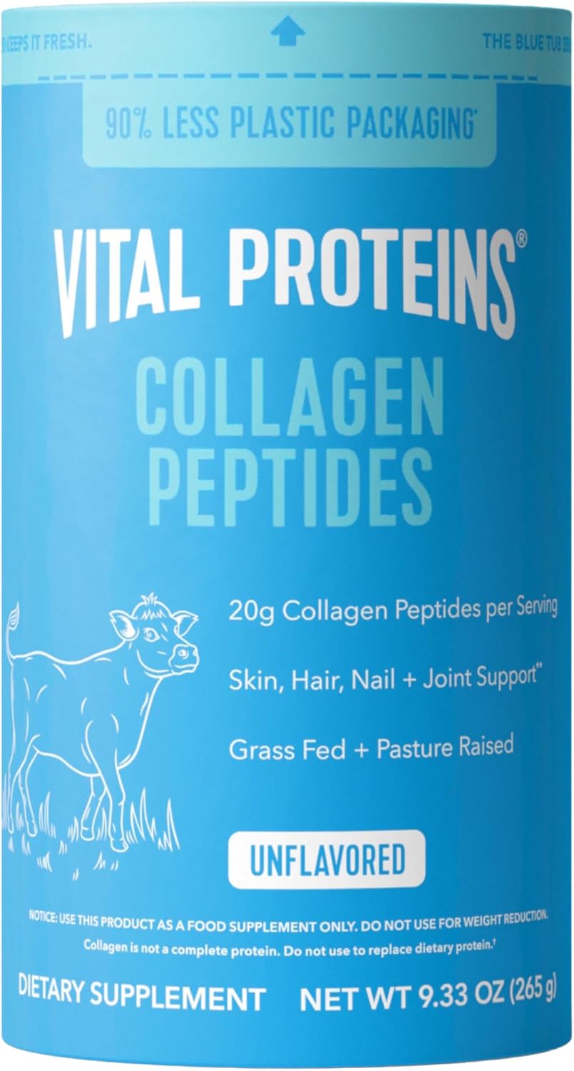 Vital Proteins Collagen Peptides Powder - Unflavored Collagen for Hair, Skin & Joint Health | 9.33 OZ