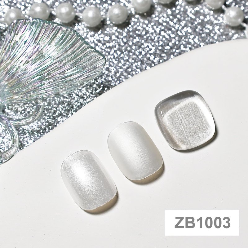 OpenLive 16.5ml White Glitter Nail Polish - Quick Dry, Long Lasting Shine for DIY Nail Art