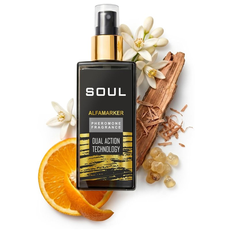 Pheromone Cologne for Men - Citrus Woody Spicy Scent | 4fl.oz Long-Lasting Body Spray
