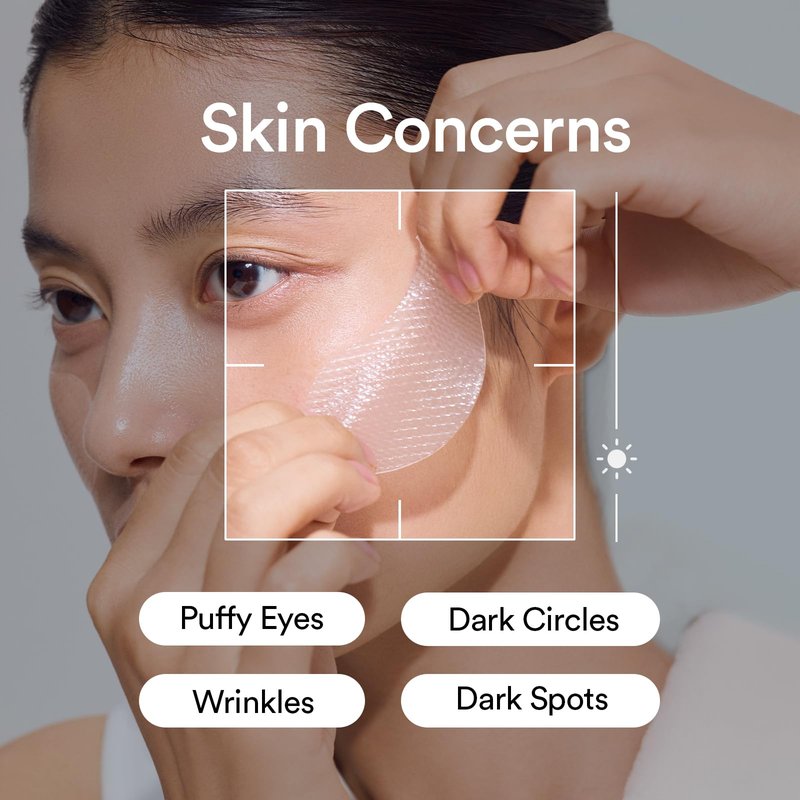 Abib Vegan Collagen* Eye Patches for Wrinkles & Fine Line with Jericho Rose Jelly & Peptide, 60 Count, Korean Skin Care