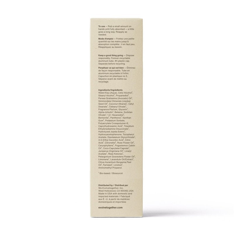 evolvetogether Hydrating Hand Cream for Women & Men | Nourishes, Protects & Moisturizes Dry Hands | No Sticky or Greasy Residue | Cruelty-Free, Paraben-Free | Made in USA | Monaco, 1.7 Oz