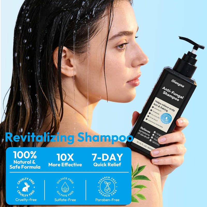 Skiennix Anti-Fungal Shampoo - Soothing Scalp Care for Irritation & Dryness | 10.15 fl. oz