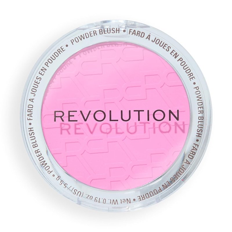 Revolution Blusher Reloaded - Talc-Free Matte Powder Blush | Rich Pigment & Buildable in Future Flush Pink