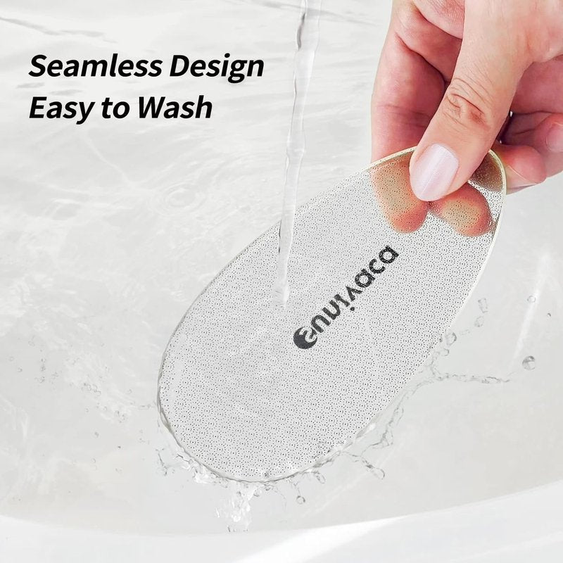 Glass Foot File Callus Remover - Professional Pedicure Tool for Dead Skin & Diabetic Feet | Heel Scraper & Pumice Stone