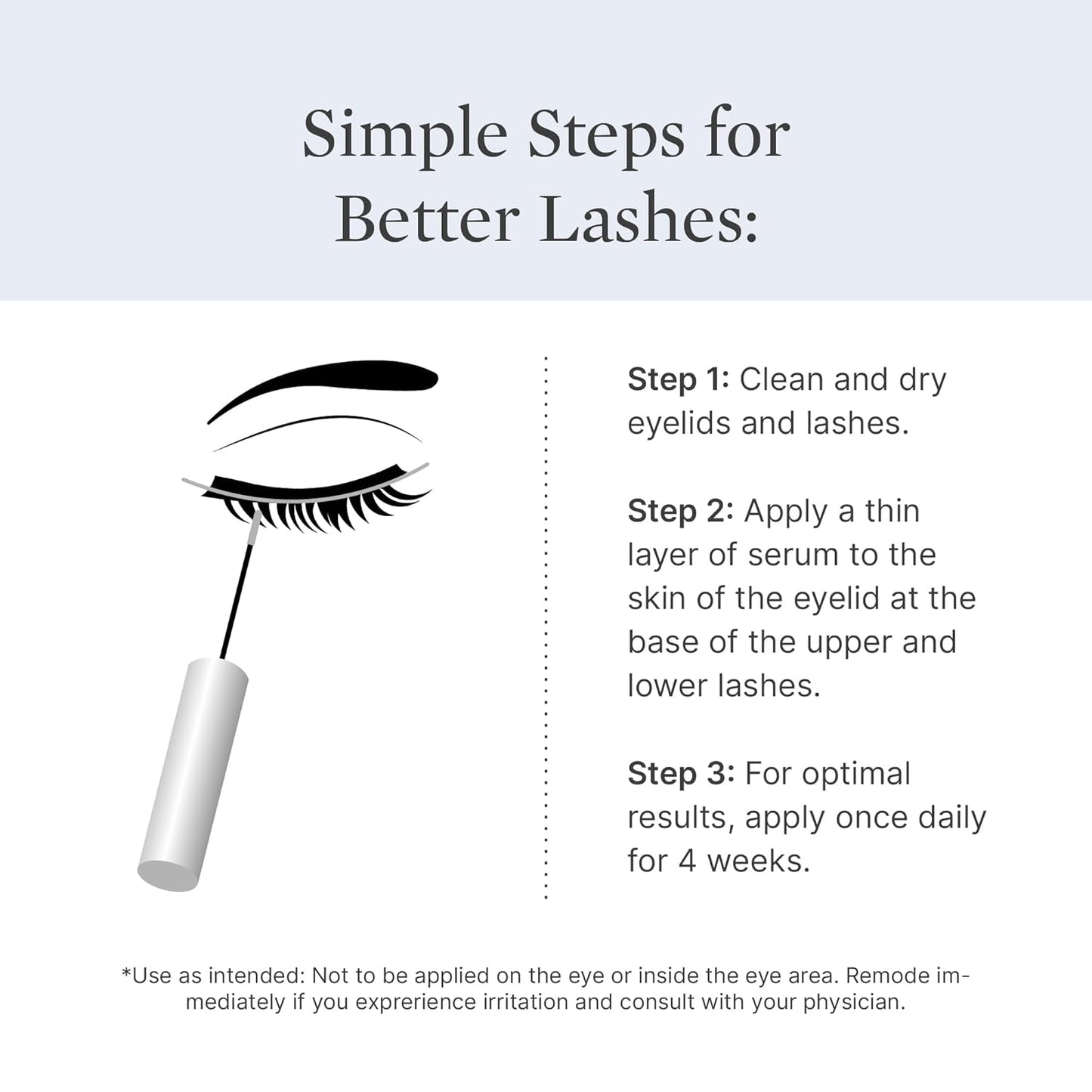 Superpower Lash Serum | Lash Conditioner with Peptides & Vitamins - Thicker, Fuller, Longer Lashes (7ml)