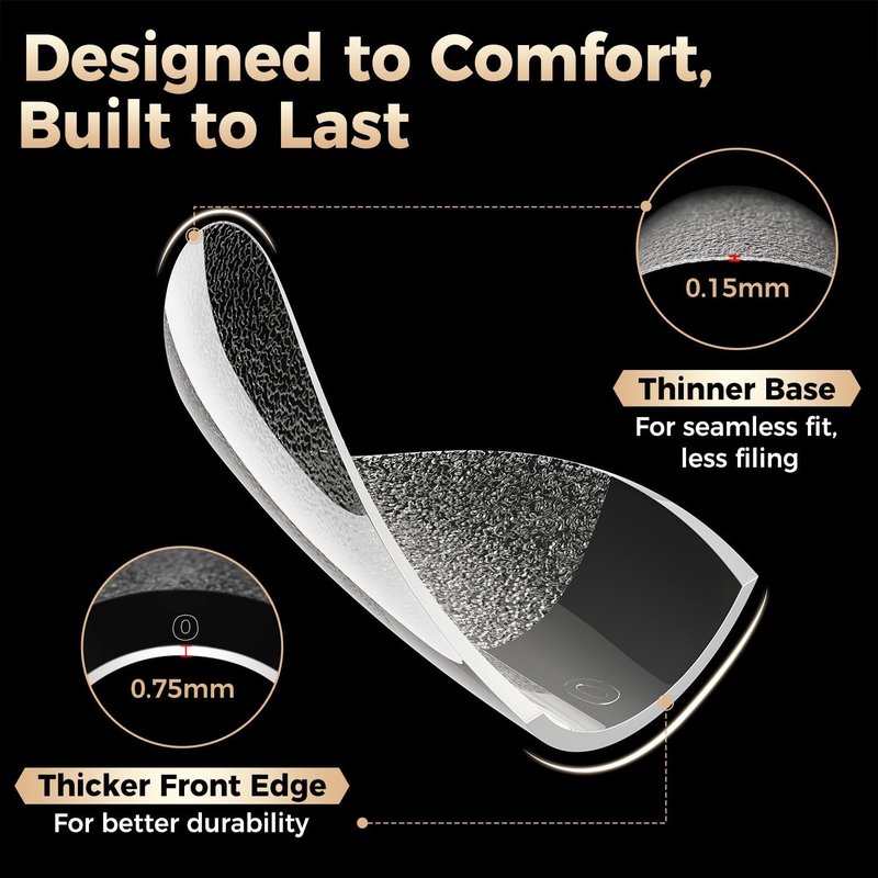 Extra Short Nail Tips: 504pcs Pre-shaped Half-matte Coffin Short Nails, 12 Sizes XS Clear Full Cover Fake Nails Soft Gelly Ballerina Press on Gel Nail Tips for Extension