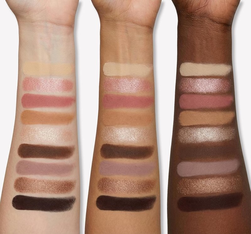 Erinde Nude Eyeshadow Palette - 9 Warm Brown Shades | Highly Pigmented Matte & Shimmer for Natural Looks