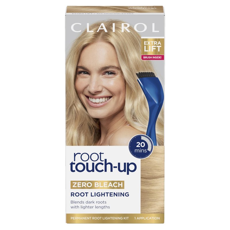 Clairol Root Touch-Up Permanent Hair Dye, Extra Lift Hair Color | 100% Gray Coverage | Easy Brush Application | Matches Professional Salon Shades | Pack of 1