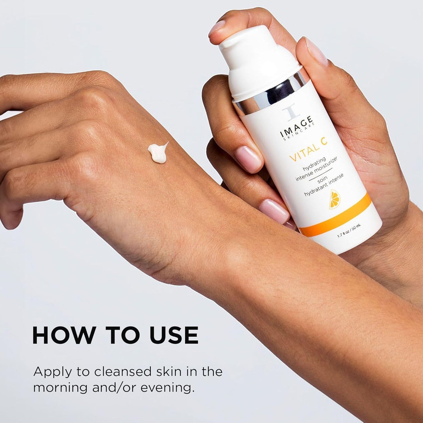 VITAL C Hydrating Intense Moisturizer - Lightweight Face Lotion with Hyaluronic Acid & Shea Butter | 1.7 fl oz for Dry Skin