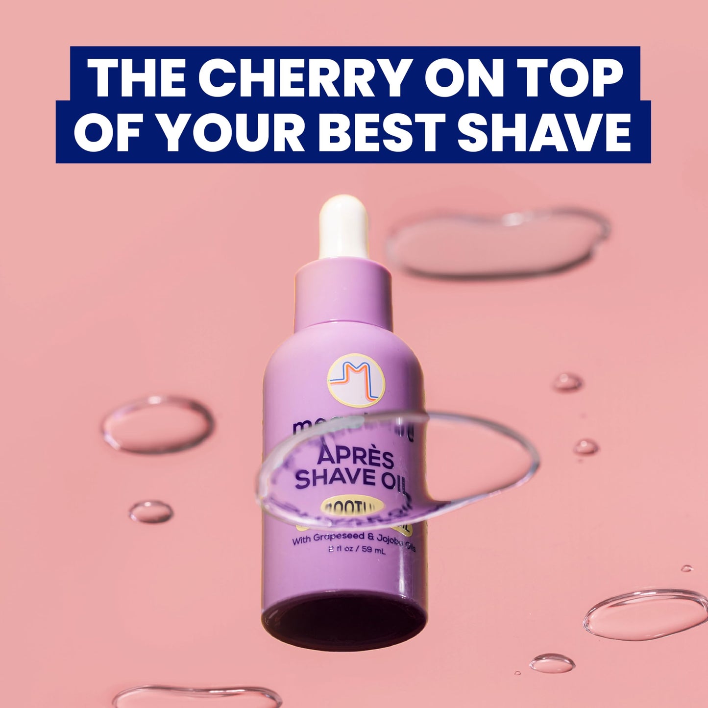 Megababe Après Shave Oil | Soothing After-Shave Oil | Vacation Essential | with Grapeseed & Jojoba Oils | 2 fl oz