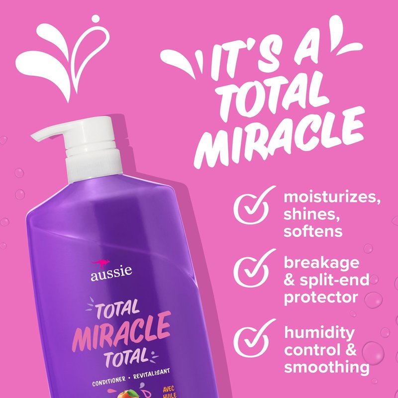 Aussie Total Miracle Collection Conditioner, 26.2 Fluid Ounce