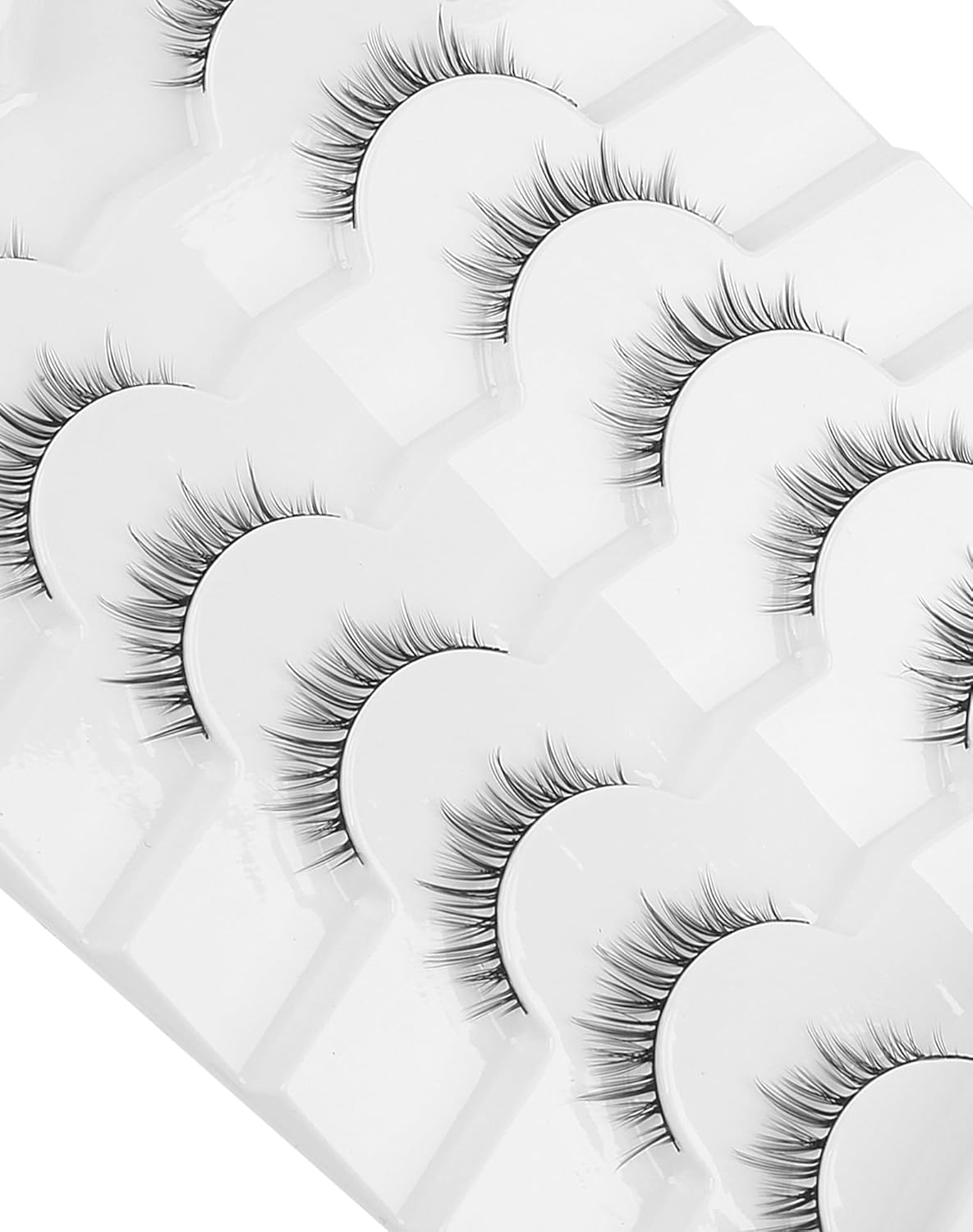 Skiennix Natural Eyelashes - Wispy Short Fake Lashes for a Natural Look | K17