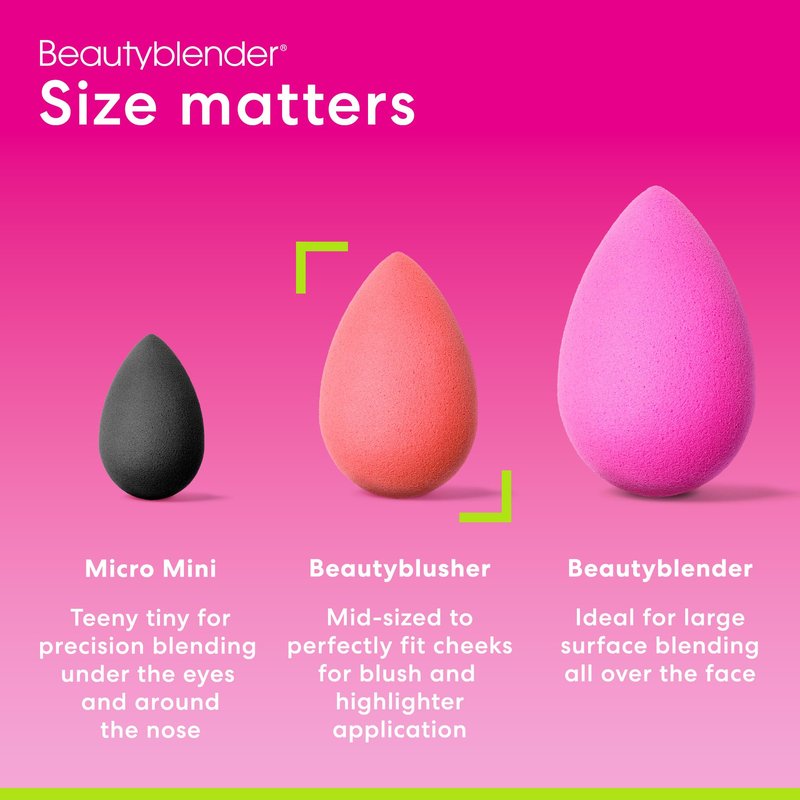 Beautyblender® | Cheeky Beautyblusher - Cream & Powder Blush Blender Makeup Sponge by Beauty Blender - Super-Soft Foam, Reusable, Washable, Streak Free Application