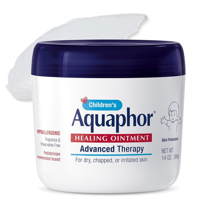 Aquaphor Children's Healing Ointment - 41% Petrolatum Skin Protectant for Minor Wounds & Chapped Skin | 14 Oz Jar